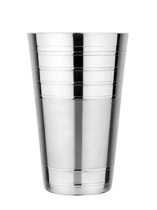 Riar Stainless Steel Lassi, ThumsUp RingerGlass Set - 6 Pieces, 9 cm x 14.5 cm