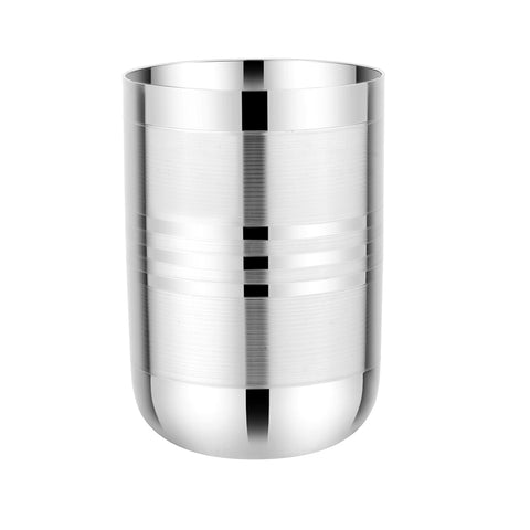 Riar Stainless Steel Royal Deepline Glass Set - 6 Pieces, 7 cm x 9.5 cm