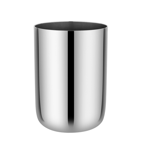 Riar Stainless Steel Royal Plain Glass Set - 6 Pieces,7 cm x 9.5 cm
