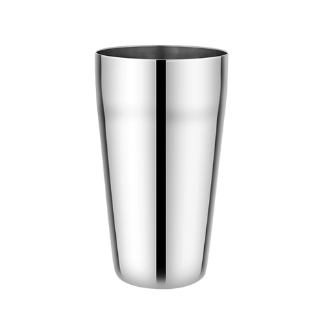 Riar Stainless Steel Lassi, ThumsUp Plain Glass Set - 6 Pieces, 9 cm x 15.5 cm