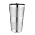 Riar Stainless Steel Lassi, ThumsUp Deepline Stainless Steel Glass Set - 6 Pieces, 9 cm x 15.5 cm "