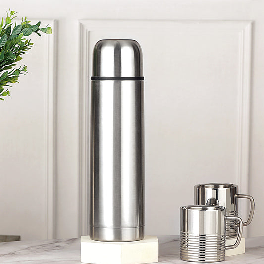 Monet Stainless Steel Thermosteel Bullet Flask – 1000 ml, Durable & Insulated