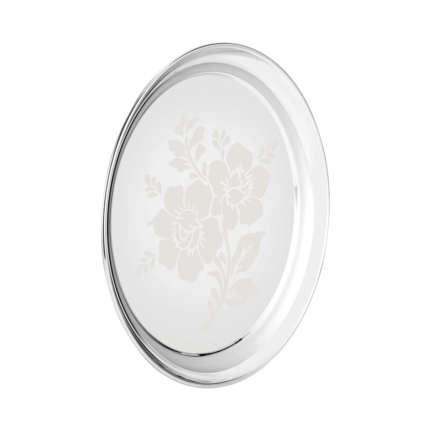 Riar Stainless Steel Khomcha NP BDN Dinner Plate - Modern Round Design, 20 cm