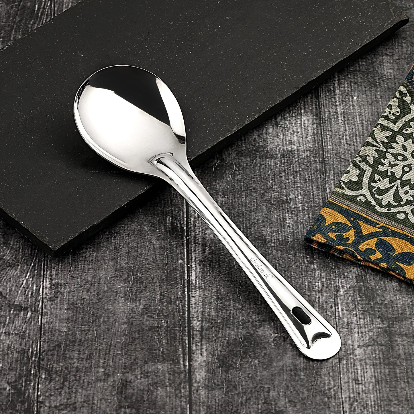 Riar Stainless Steel Round Spoon – Sturdy & Functional