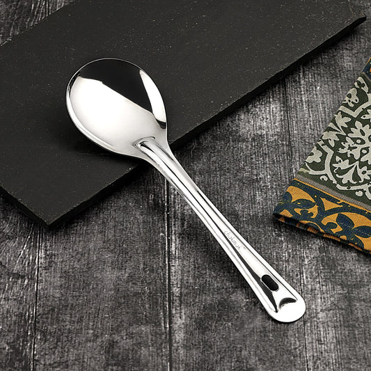 Riar Stainless Steel Round Spoon – Sturdy & Functional