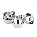 Riar Vinod Stainless Steel Stainless Steel Bati Silver Touch - 8 Inches