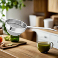 Elephant Stainless Steel Inox Tea Strainer, Modern Silver Design – 7 cm