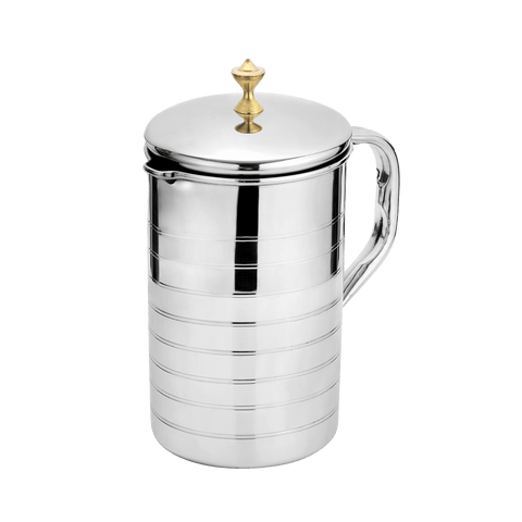 Riar Copper Jug Steel Platinum - 1.5 LTR
