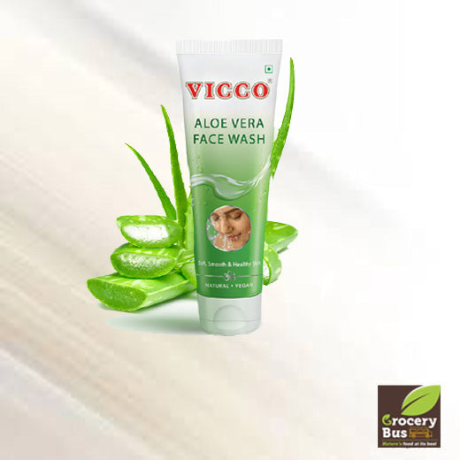 Vicco Aloe Vera Face Wash Gentle Hydration, Natural Glow pack of 2