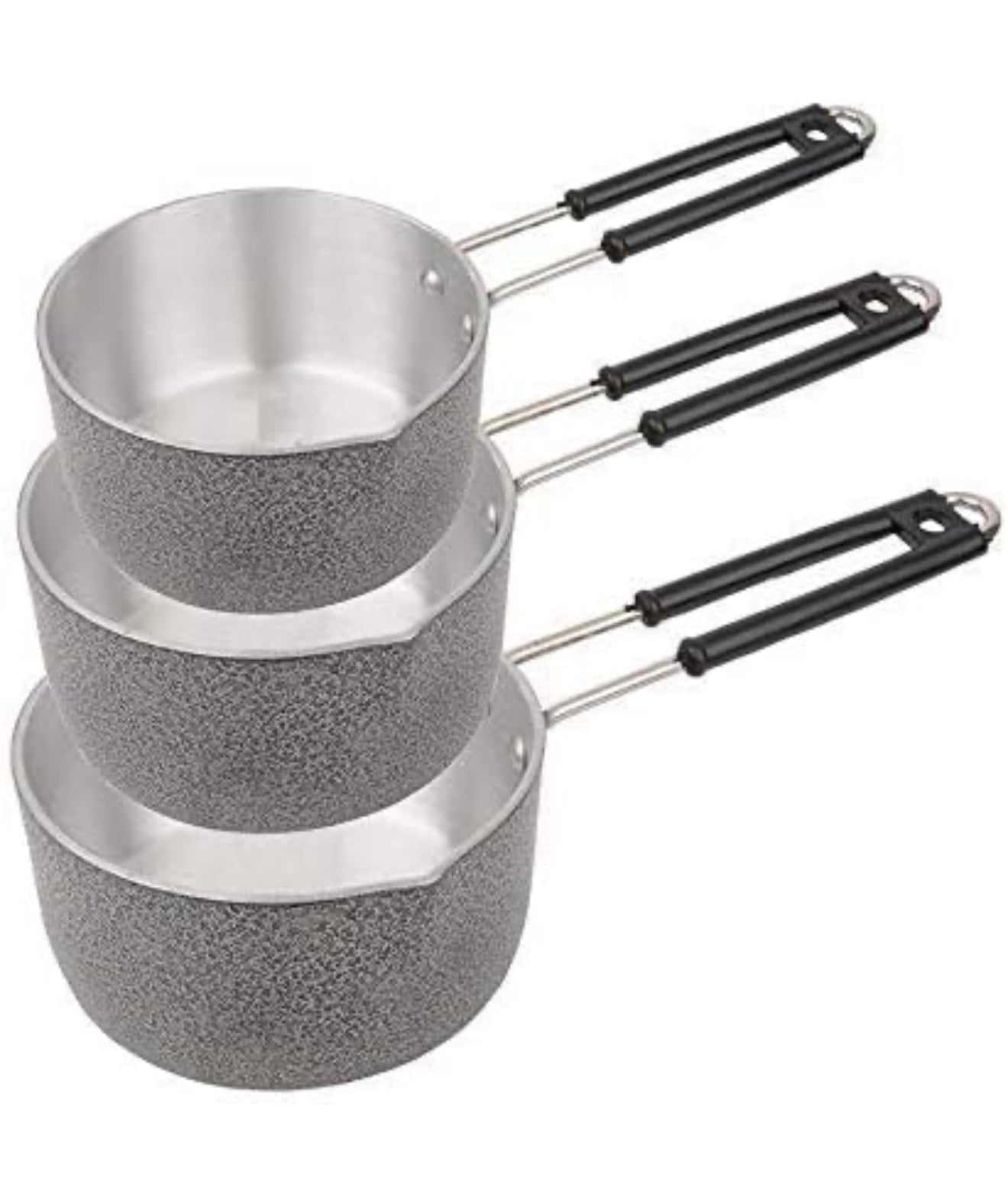 Riar Aluminium Saucepan – Colour Coated, 16.5 cm, Modern Round Design