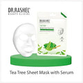 DR.RASHEL Tea Tree Face Sheet Mask With Serum For Women and Men | All Skin Types | Soft and Healthy Skin | Deep Cleansing & Oil Control | Repairing & Nourishment | Soothing And Hydrating | Paraben Free