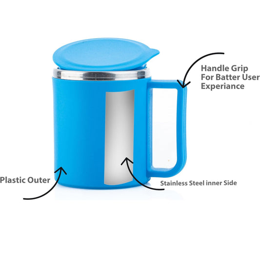 Uniq Steel Plastic Cup Mood Up 6 pic set