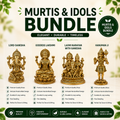 Murtis & Idols Bundle - Premium Brass Spiritual Collection