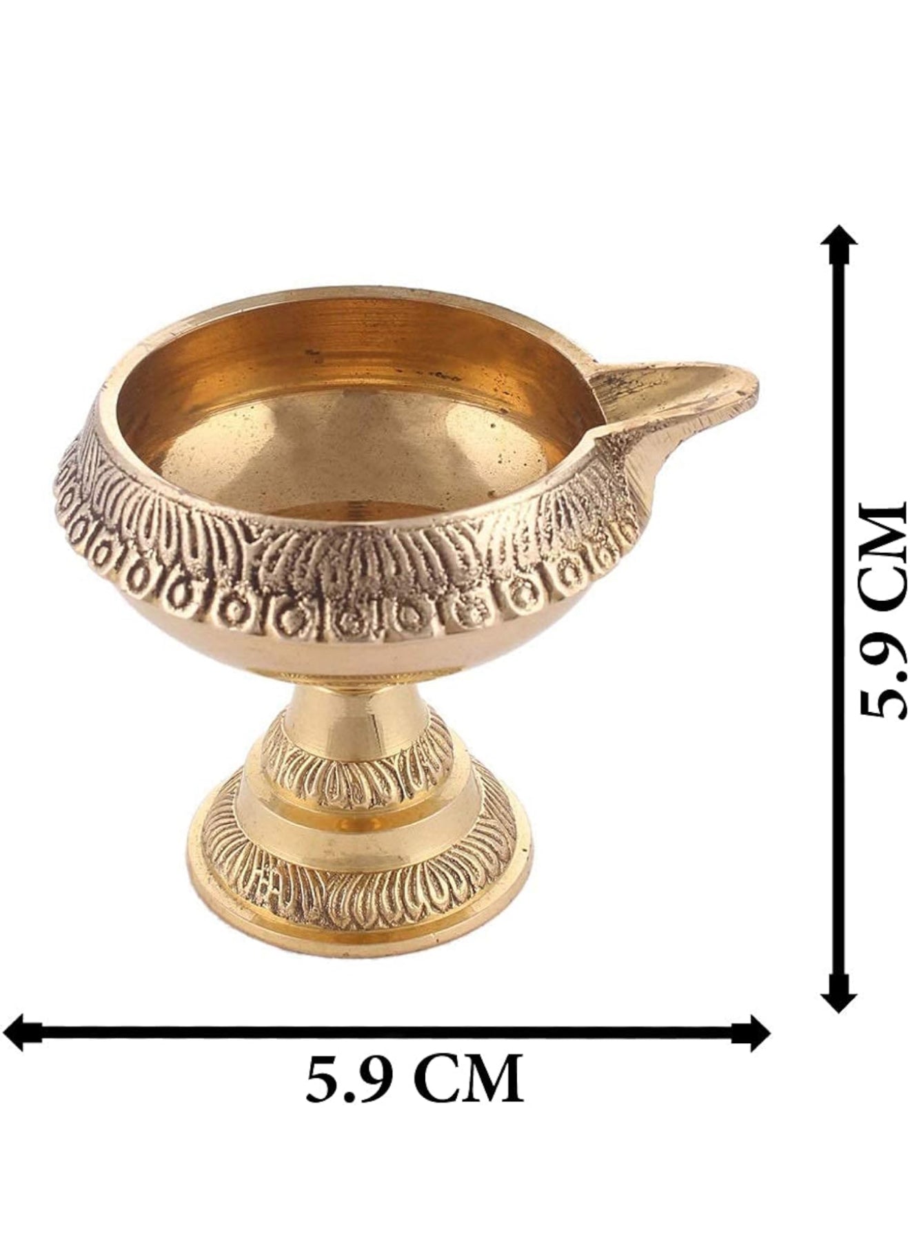 Riar Brass Diya,Traditional Kubera Vilakku / Kuber Deepak Diya