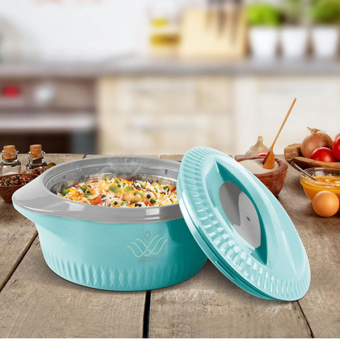 Milton Casserole Roti Box – Inner Steel, Multi-Color, Modern