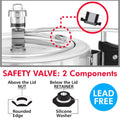 Hawkins Aluminium Safety Valve SV1 – Reliable Pressure Cooker Safety