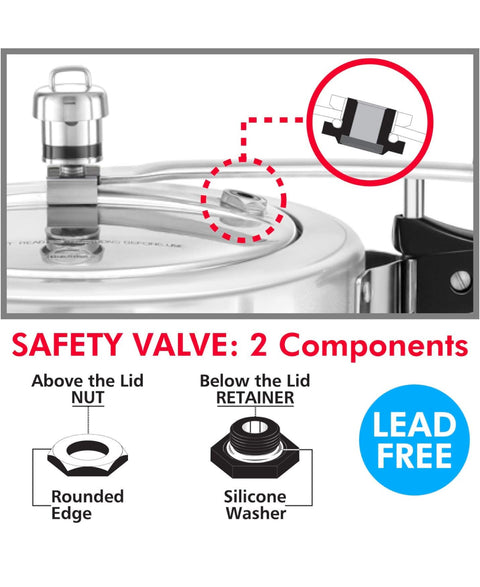 Hawkins Aluminium Safety Valve SV1 – Reliable Pressure Cooker Safety