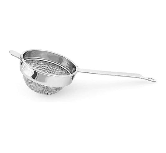 Elephant Stainless Steel Inox Tea Strainer, Modern Silver Design – 7 cm
