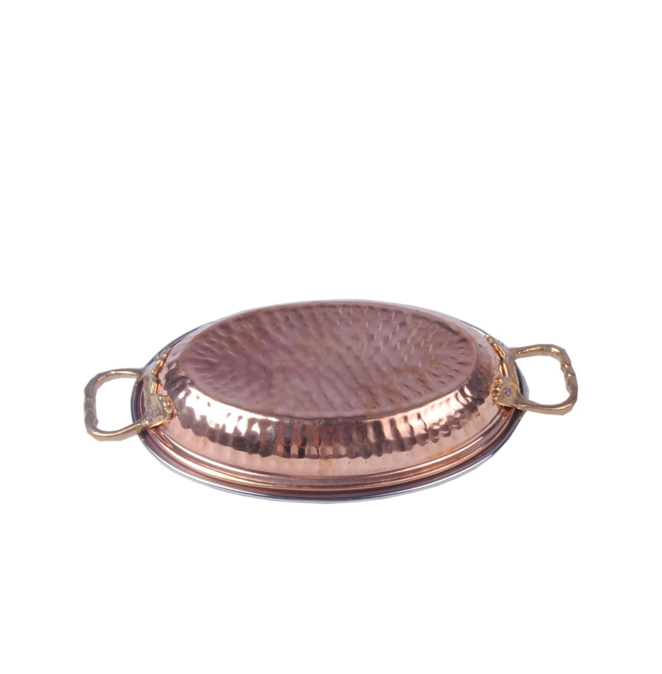 Riar Serving Oval Dish Copper Steel – Stylish & Functional