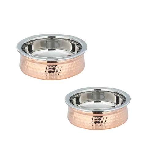Riar Serving Handi Copper Steel – Elegant & Durable