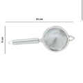 Elephant Stainless Steel Tea Time Conical Tea Strainer, Modern Silver Design – 7.5 cm