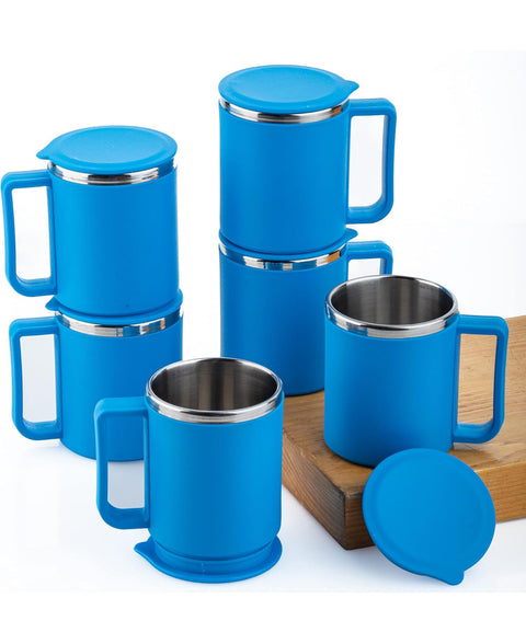 Uniq Steel Plastic Cup Mood Up 6 pic set