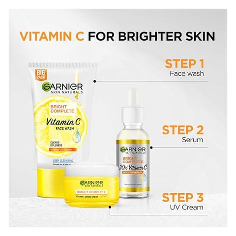 Garnier Skin Naturals Bright Complete Vitamin C Serum UV Cream 23g