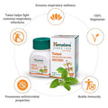 Himalaya Tulasi Tablets 60 for Respiratory Health, used for cough, immunity