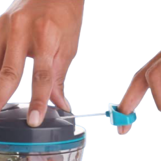 Riar Turbo Plastic Chopper with 4-Blade System - Modern Design (600 ml)