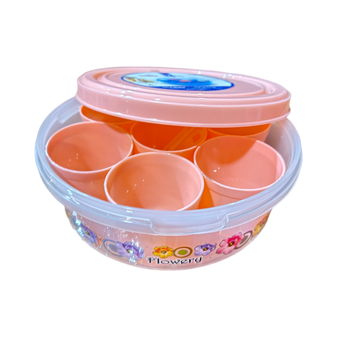 Uniq Plastic Masala Box Spice Box Printed
