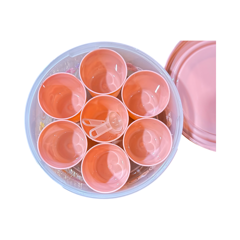 Uniq Plastic Masala Box Spice Box Printed