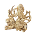 Riar Brass Durga Maa Murti – 4.5" x 3", Golden,