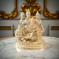 Riar Brass Shiv Parivar Murti – Divine Idol for Pooja & Home Decor