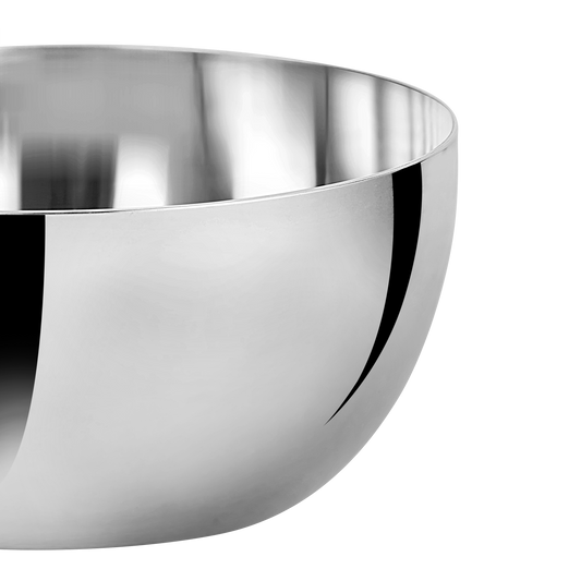 Riar Stainless Steel Apple Bati Modern Katori/Bowl – 6 Pieces (6 Inches), Round Design