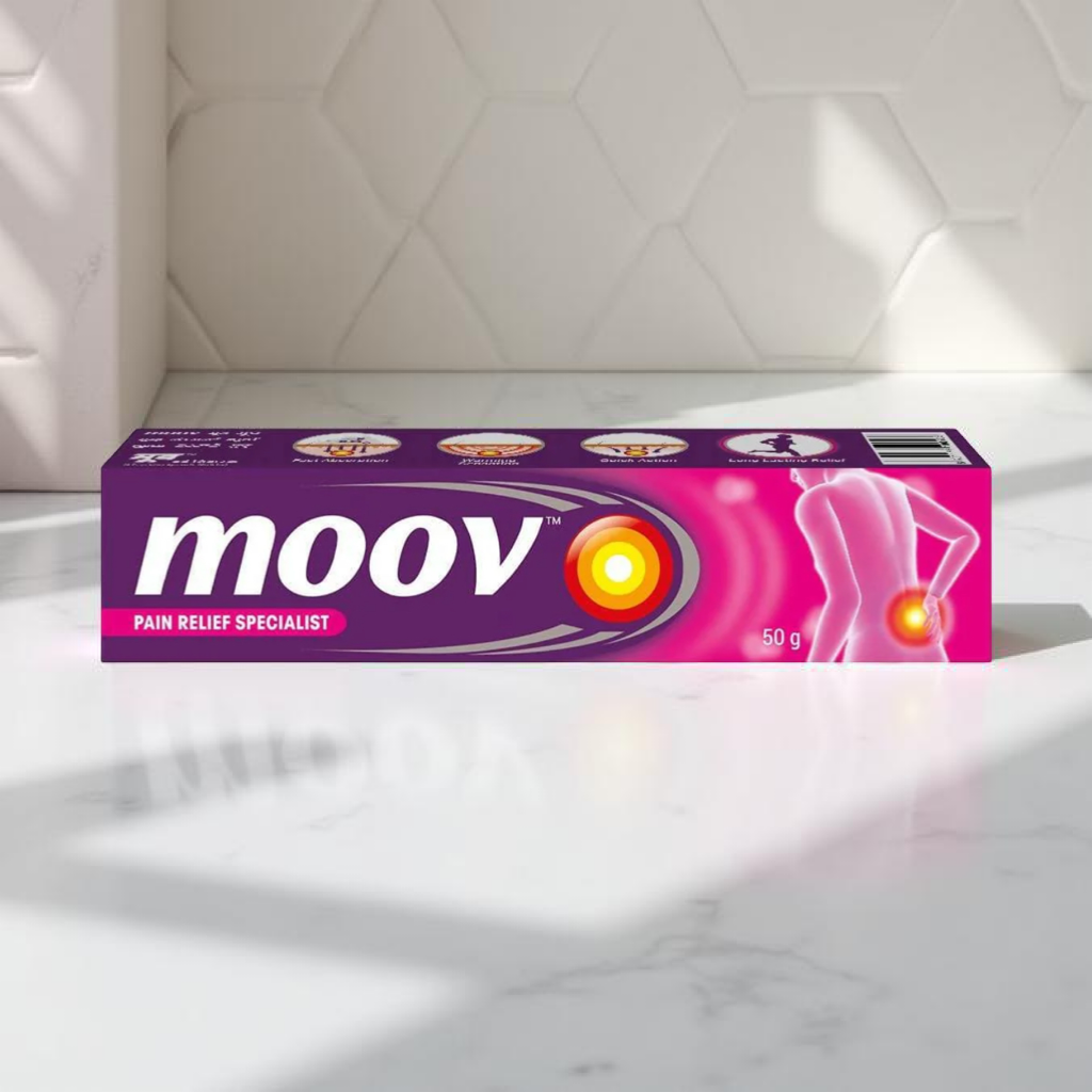Moov Pain Relief Cream For Back Pain, Joint Pain, Knee Pain, Muscle Pain 30g X3