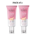Pond’s BB+ Cream with Instant Spot Coverage & Light Makeup Glow | Even Skin Tone Finish (Pack of 2)