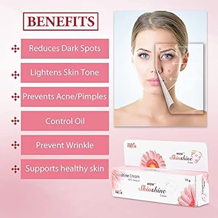 Riar Mart Skkin Shine Ayurvedic Cream – Scar, Acne & Blemish Cream for Men & Women – 15g