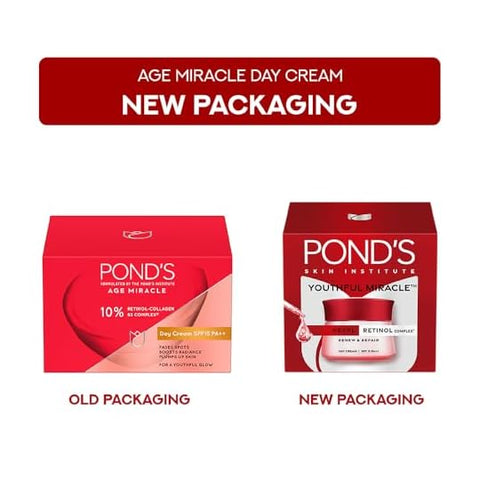 POND'S Youthful Miracle Hexyl Retinol Complex, Renew & Repair Day Cream 12g