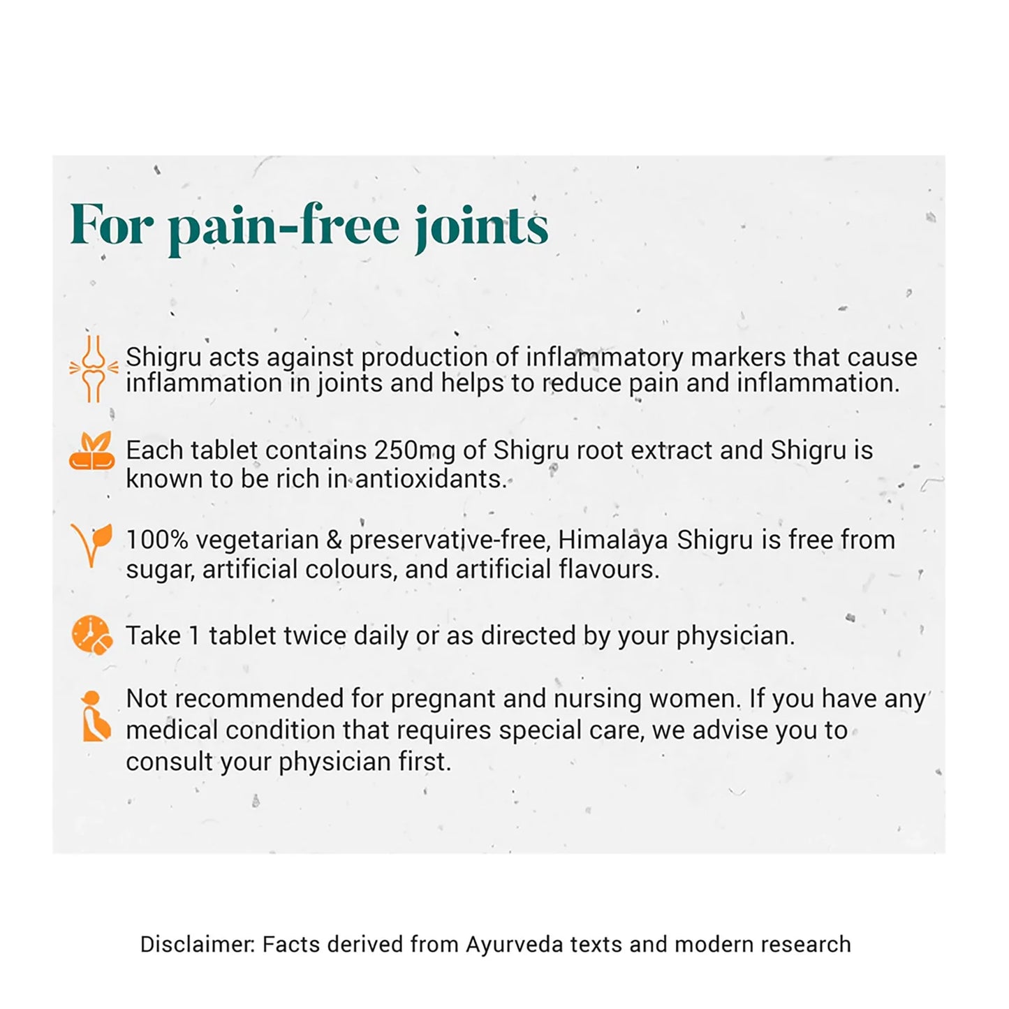 Himalaya Shigru Tablets used for joint health, bone support