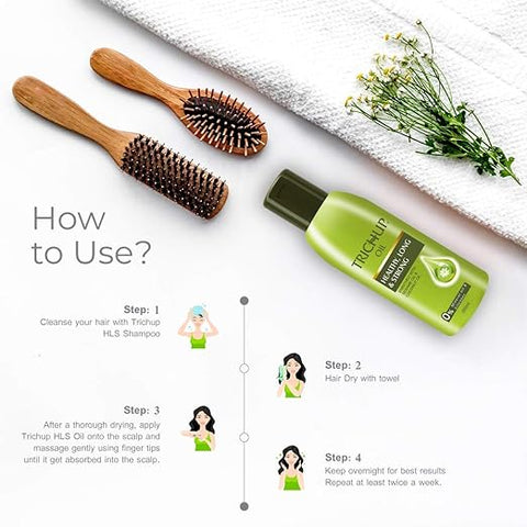Trichup Healthy, Long & Strong Hair Oil – Herbal Nourishment for Stronger Hair 200ml