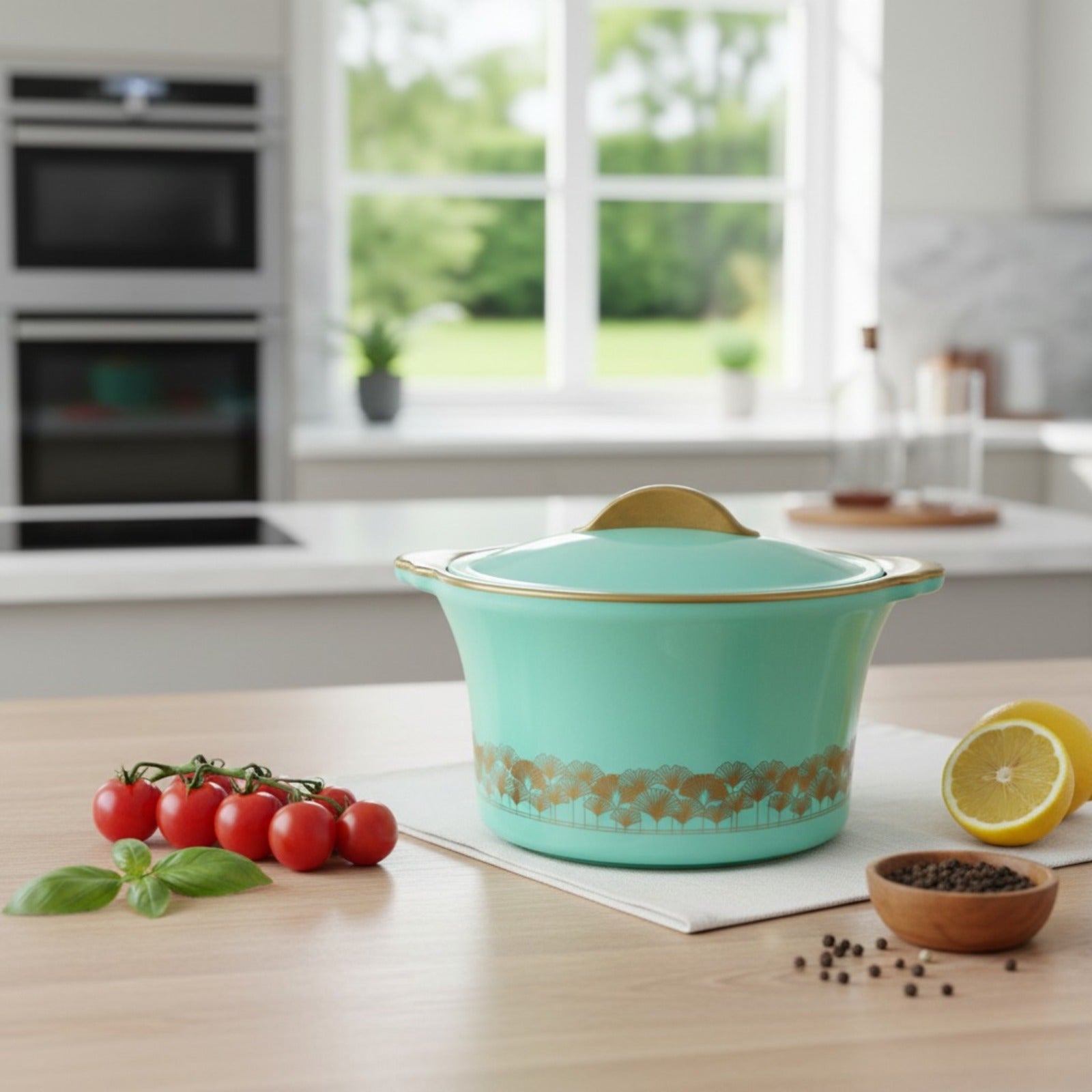 Casserole Roti Box 2800 ML, Inner Steel, Multi-Color, Modern