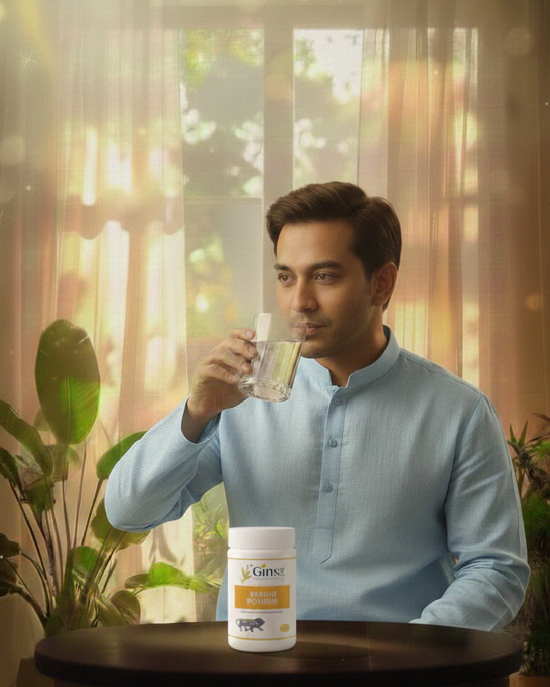 Ginsa Brahmi Powder 100g | Pure Ayurvedic Brahmi Powder for Memory, Focus & Mental Wellness