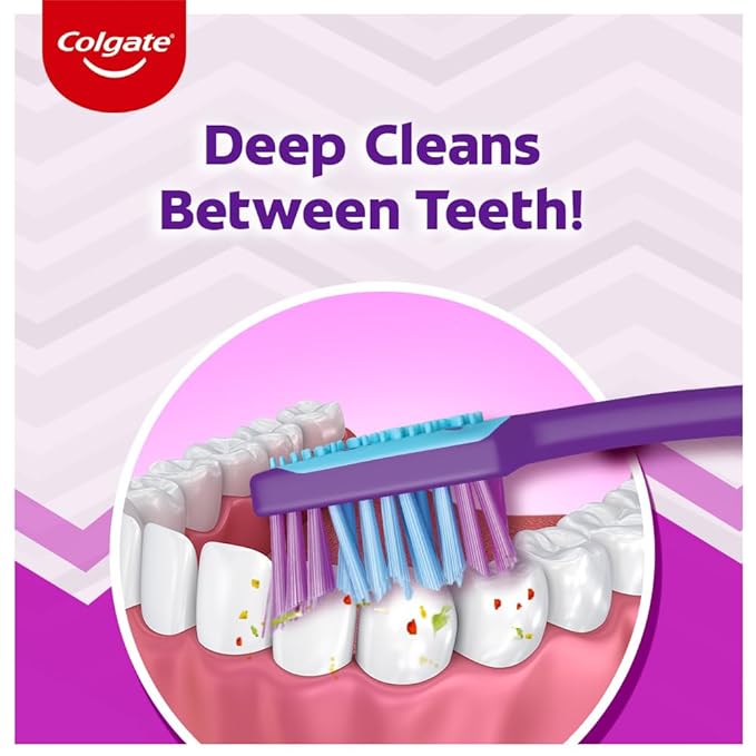 Colgate ZigZag Soft Bristle Toothbrush, 3 Pc