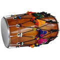 Traditional Punjabi Bhangra Dhol – Mango Wood, Natural Finish