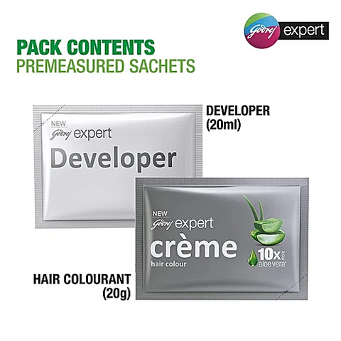 Godrej Expert Rich Crème Hair Colour – Black Brown, No Ammonia