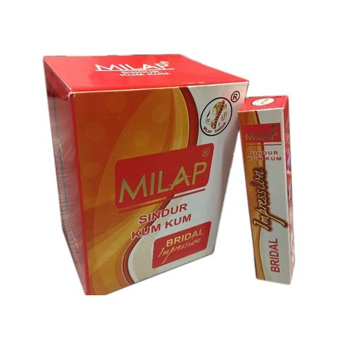 MILAP Natural Dust Sindoor Kumkum – Herbal Red Powder for Traditional Use