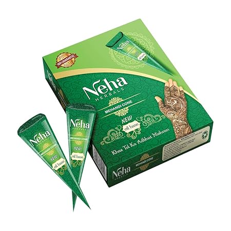 Neha Herbal Mehandi Cone – Natural Henna for Beautiful Designs