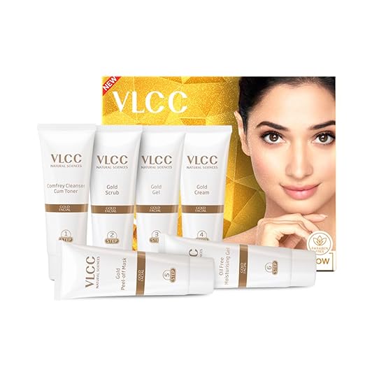 VLCC Gold Facial Kit | Bright & Glowing Skin