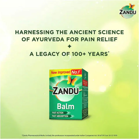 Zandu Balm – Ayurvedic Relief for Headache and Body Pain