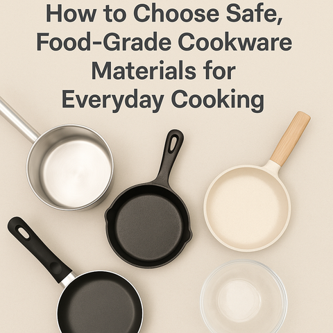 How to Choose Safe, Food-Grade Cookware Materials for Everyday Cooking